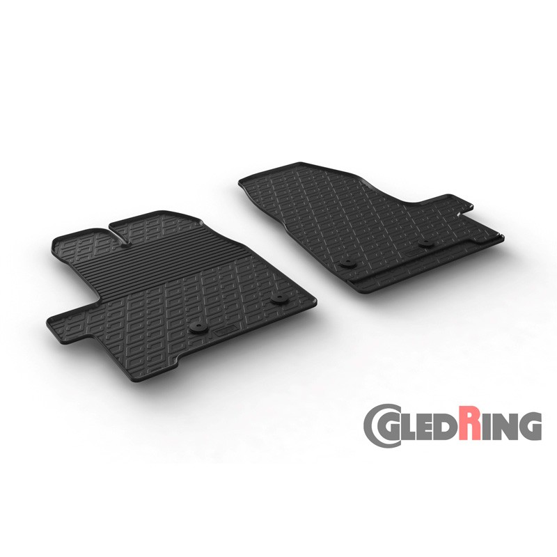 Gledring 0895 Ensemble de tapis de sol TRANSIT CUSTOM 2.0 EcoBlue mHEV 185 CH Diesel/électrique