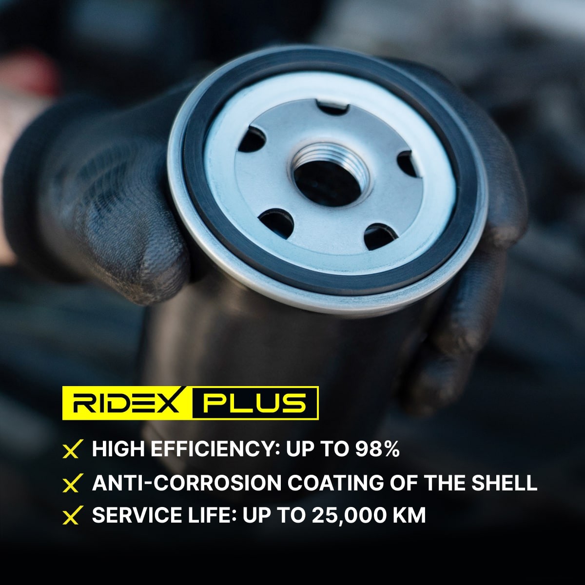 RIDEX PLUS Oil filter Article number: 7O0111P cheaply