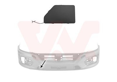 VAN WEZEL Cover, bumper Article number: 2818588 cheaply