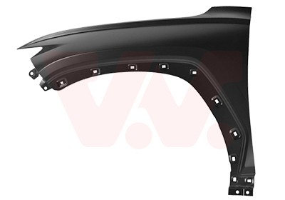 VAN WEZEL Wing fender Article number: 8296657 cheaply