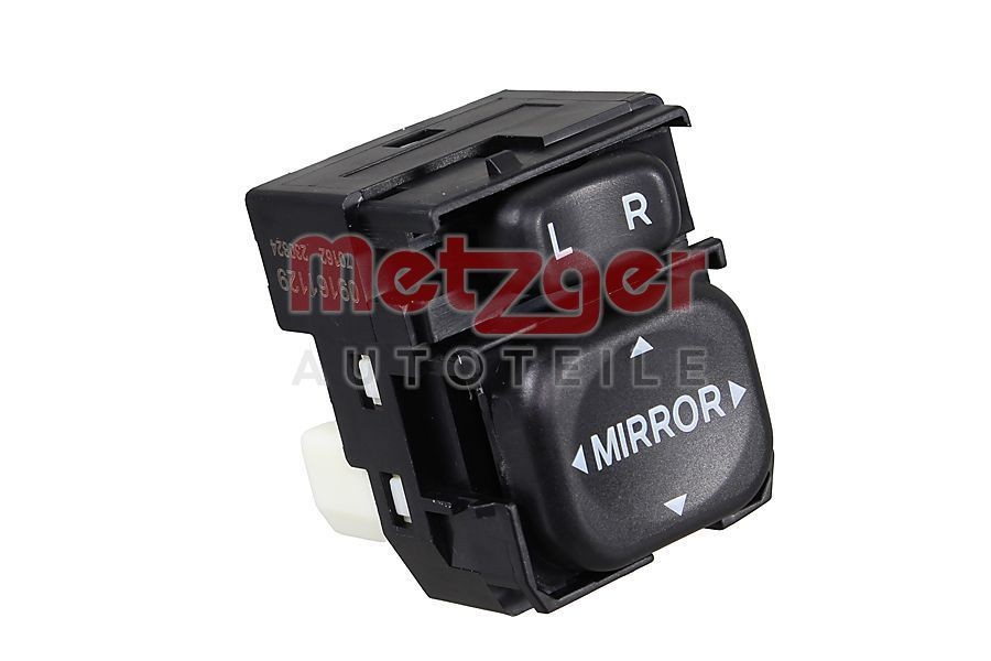 METZGER 09161129 Switch, mirror adjustment YARIS 1.4 D (NLP130_) 90 PS Diesel 2020
