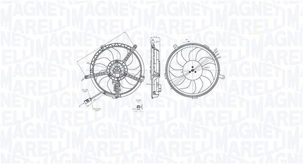 MAGNETI MARELLI Radiaatori ventilaator Artikli number: 069422851010 soodsalt