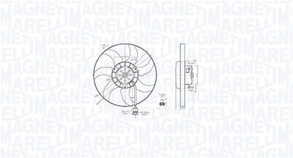 MAGNETI MARELLI Fan, radiator Article number: 069422887010 cheaply