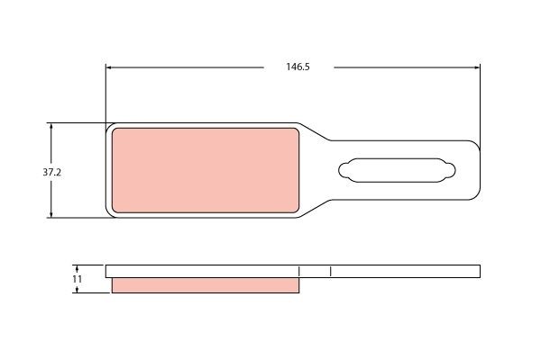 TRW Brake pad set Article number: GDB2376 cheaply