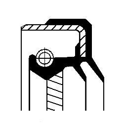 CORTECO Shaft Seal, manual transmission Article number: 01016882B cheaply