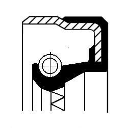 CORTECO Shaft Seal, manual transmission Article number: 01025713B cheaply