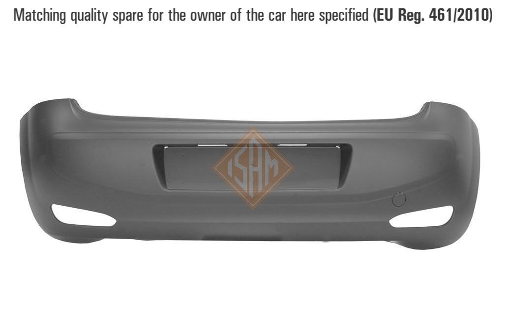 ISAM 0144121 Rear bumper PUNTO 1.3 JTD Multijet (199.AYR1A, 199.BYR1A) 90 PS Diesel
