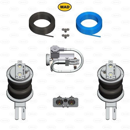 MAD NR-077064-C Air Spring, suspension D-MAX 3.0 DiTD 4x4 (TFS77H) 131 PS Diesel 2012
