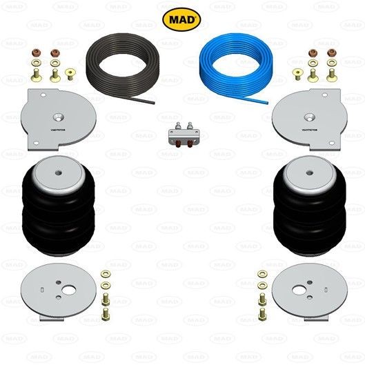 MAD NR-077084-B Air Spring, suspension D-MAX 1.9 DDI 4x4 (TFS87) 163 PS Diesel