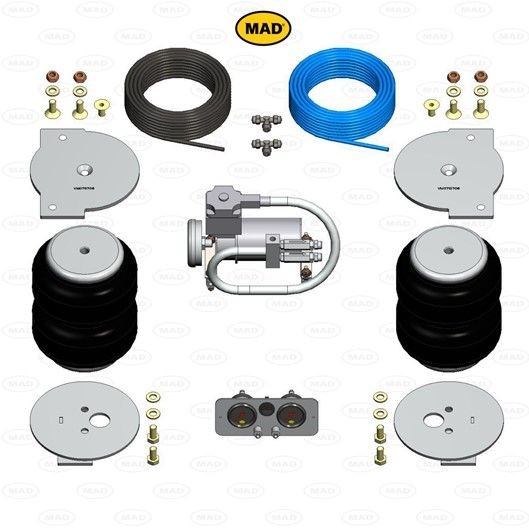 MAD NR-077084-C Air Spring, suspension D-MAX 1.9 DDI 4x4 (TFS87) 163 PS Diesel