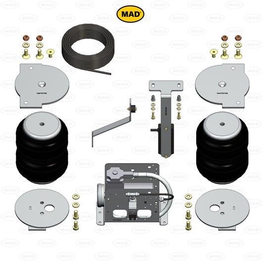 MAD NR-077084-R Air Spring, suspension D-MAX 1.9 DDI 4x4 (TFS87) 163 PS Diesel