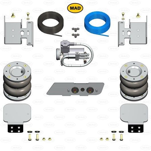 MAD NR-147544-CS Air Spring, suspension MASTER 2.3 dCi 145 RWD (UV0F, UV0E, HV0E, HV0F, HV0T, HV10,... 146 PS Diesel