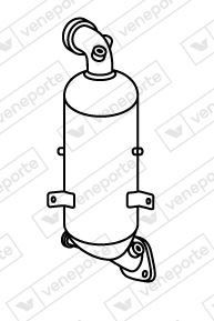 VEGAZ ALSCR-001 SCR Catalytic Converter DOBLO 1.6 D Multijet (263HXN1B, 263YXN1B, 263HXV1B, 263YXV1B) 120 PS Diesel