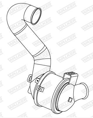 VEGAZ Catalytic converter Article number: CK-350 cheaply