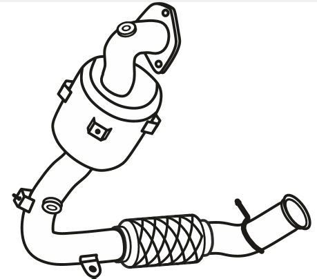 VEGAZ Catalytic converter Article number: FK-356 cheaply