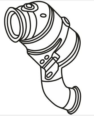 VEGAZ Catalytic converter Article number: MK-377 cheaply