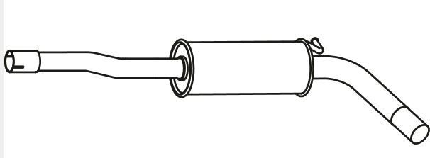 VEGAZ Front Silencer Article number: SKS-175 cheaply