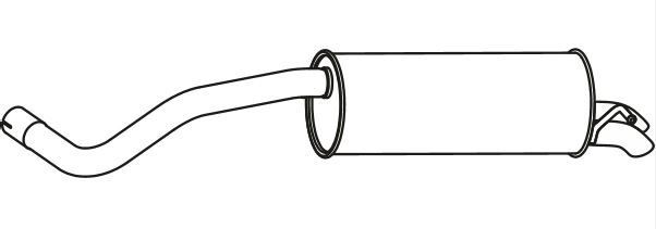 VEGAZ Rear silencer Article number: SKS-177 cheaply