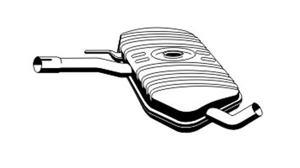 VEGAZ Middle silencer Article number: VS-144ERNS cheaply