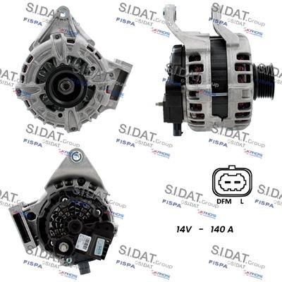 SIDAT Alternator Article number: A12BH1388 cheaply