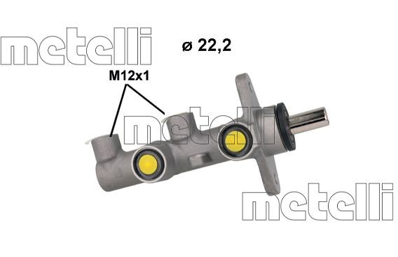 METELLI Peapiduri silinder Artikli number: 05-1207 soodsalt