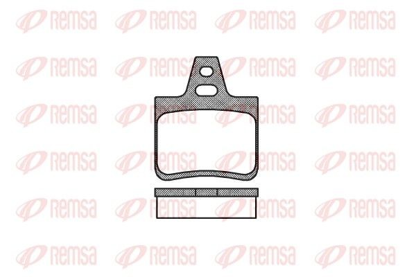 REMSA Brake pad set Article number: 0102.10 cheaply