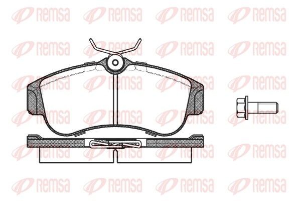 REMSA Brake pad set Article number: 0320.00 cheaply