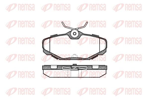 REMSA Brake pad set Article number: 0455.00 cheaply