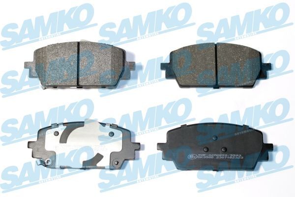 SAMKO Brake pad set Article number: 5SP2323 cheaply