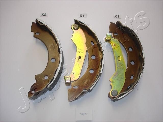 JAPANPARTS Brake Shoe Set Article number: GF-105AF cheaply