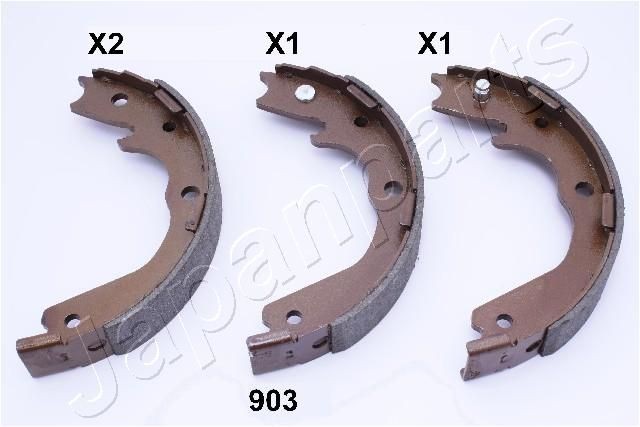 JAPANPARTS Handbrake shoes Article number: GF-903AF cheaply