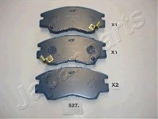 JAPANPARTS Højeffektivt bremsebelægningssæt Varenummer: PA-527P billige
