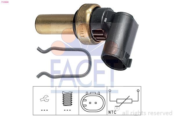 FACET Sensor, coolant temperature Article number: 7.3324 cheaply