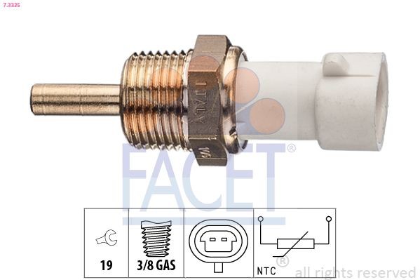 FACET Sensor, coolant temperature Article number: 7.3335 cheaply