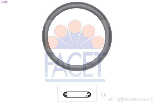 FACET Gasket, thermostat Article number: 7.9598 cheaply