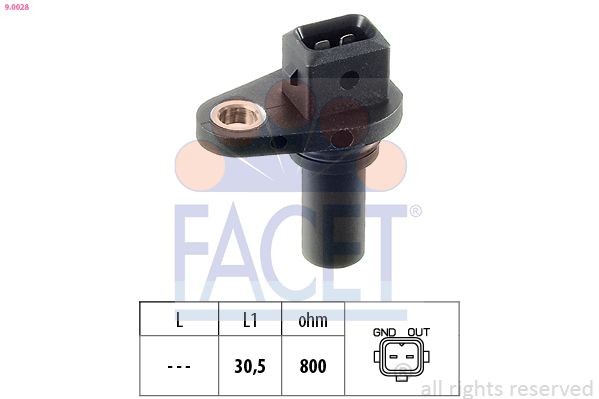 FACET RPM Sensor, engine management Article number: 9.0028 cheaply