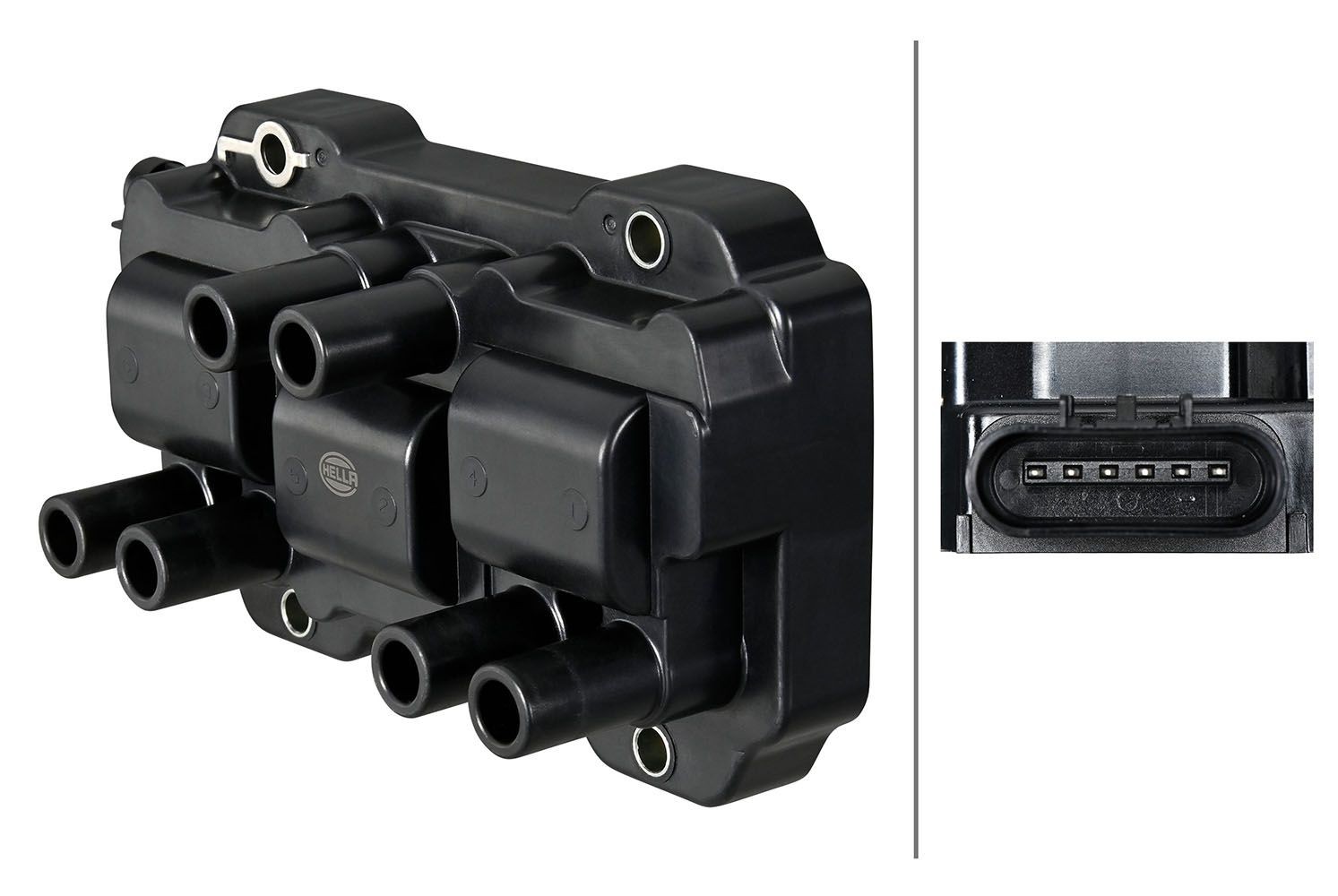 HELLA Ignition coil Article number: 5DA 358 102-331 cheaply