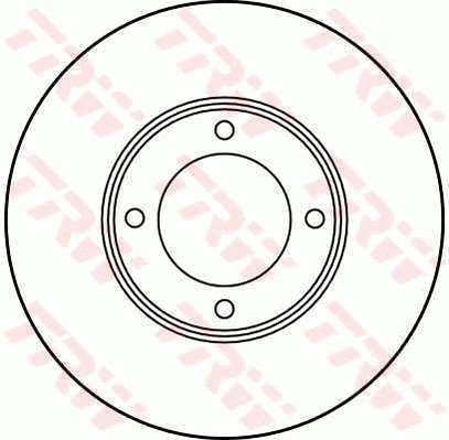 TRW Brake disc Article number: DF1438 cheaply