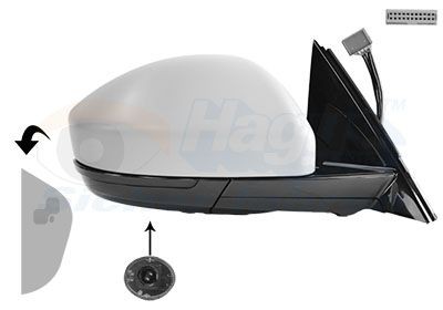 VAN WEZEL Wing mirror Article number: 7719826 cheaply