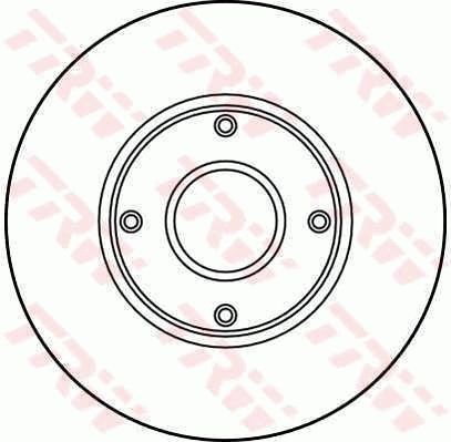 TRW Brake disc Article number: DF2713 cheaply