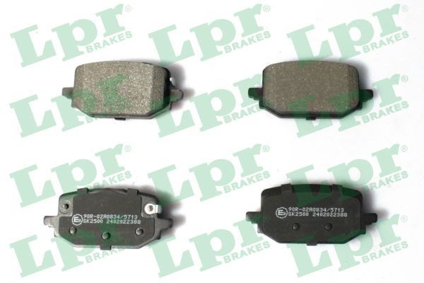 LPR Brake pad set Article number: 05P2388 cheaply
