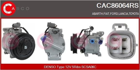 CASCO CCV15002AS Control Valve, compressor LEON 1.0 TSi (DKLB) 86 PS Petrol 2021