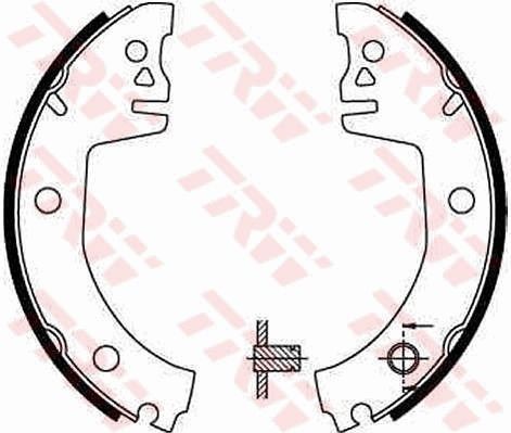 TRW Brake Shoe Set Article number: GS8300 cheaply
