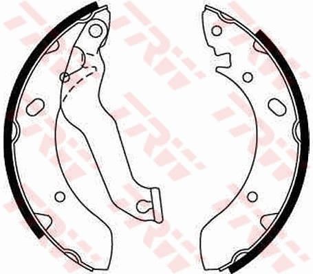 TRW Brake Shoe Set Article number: GS8569 cheaply