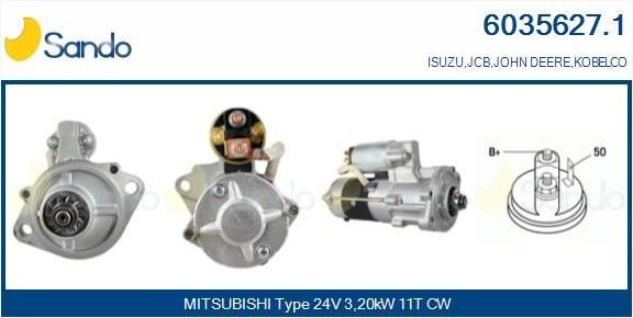SANDO Alternator Article number: 2040A54.0 cheaply