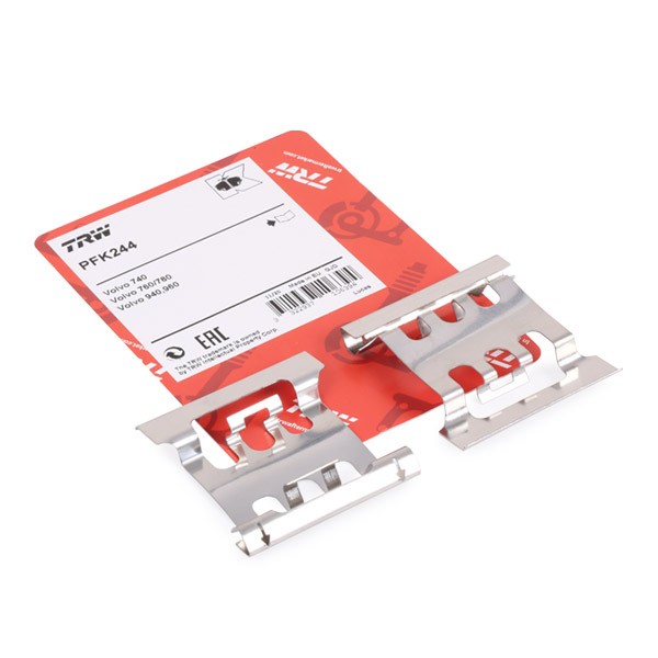 TRW PFK244 Lisakomplekt, ketaspiduriklotsid 940 2.4 TD Interc. 122 HP Diisel 1998