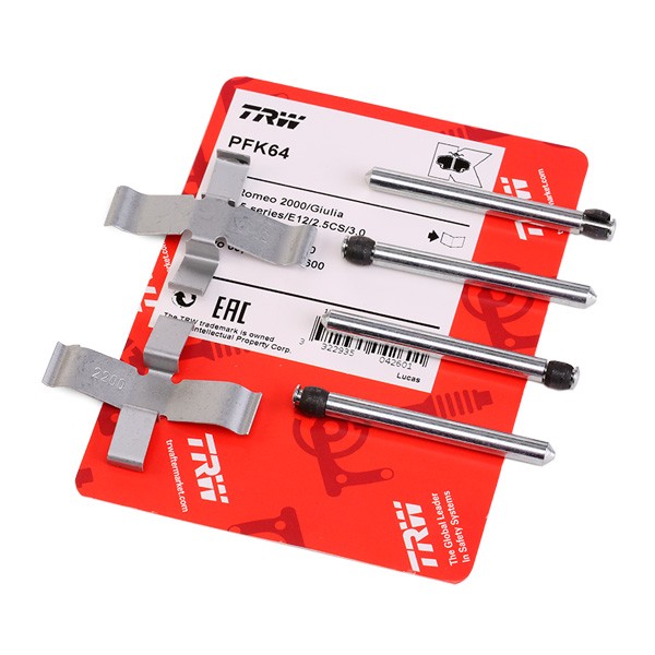TRW Accessory Kit, disc brake pads Article number: PFK64 cheaply