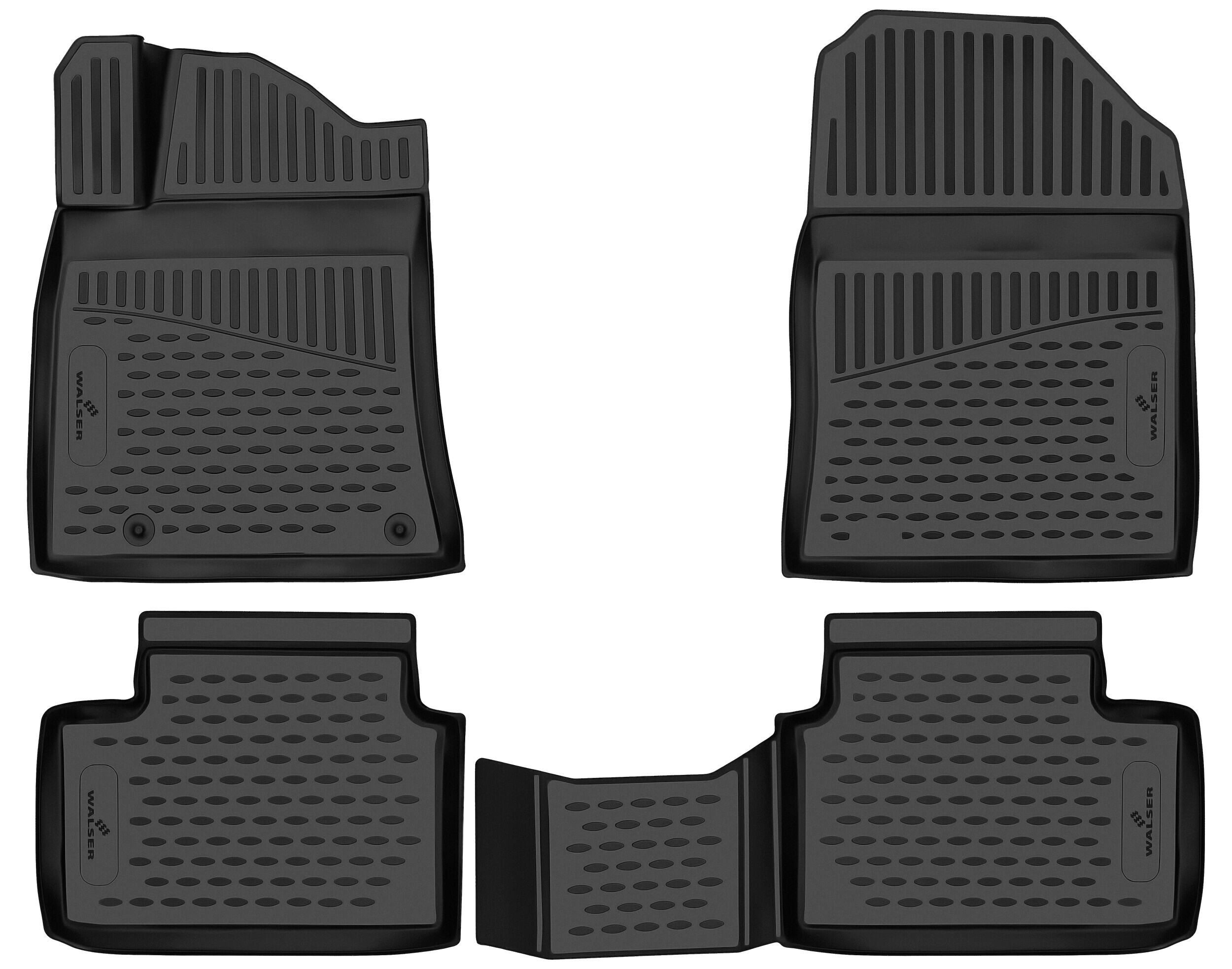 WALSER 75333 Floor mats CEE'D 1.6 T-GDI GT 204 PS Petrol