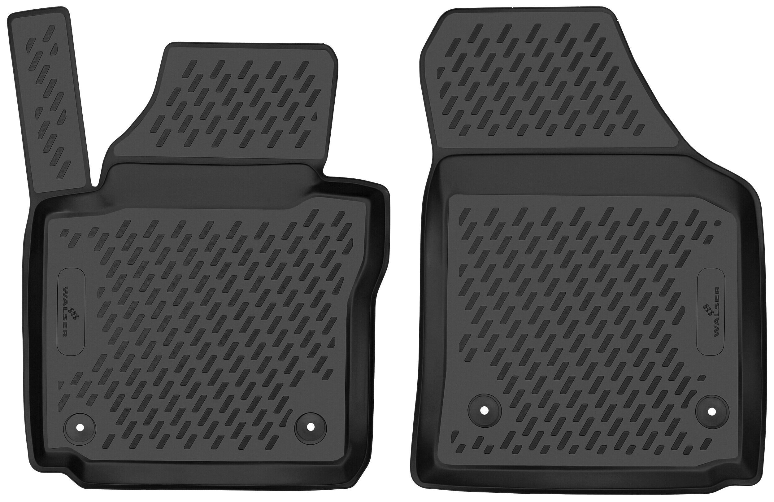 WALSER 75343 Floor mats CADDY 1.0 TSI 102 PS Petrol