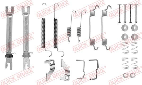 QUICK BRAKE 105-0766S Accessory Kit, brake shoes COMBO 1.7 DTI 16V 75 PS Diesel 2012